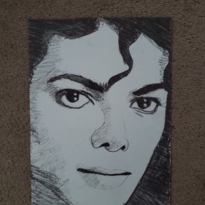 Drawing of   Michael Jackson